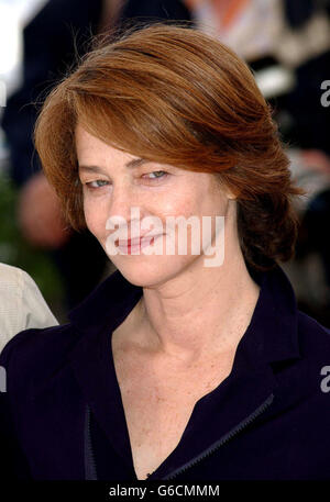 Rampling - Piscine Cannes 2003 Banque D'Images