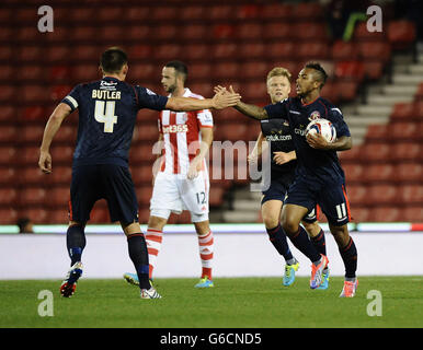 Soccer - Capital One Cup - Deuxième tour - Stoke City v Walsall - Britannia Stadium Banque D'Images