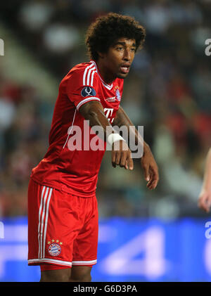 Football - UEFA Super Cup - Bayern Munich / Chelsea - Eden Arena. Dante, Bayern Munich Banque D'Images