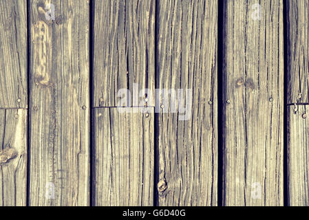 Conseil de vieux bois marbre texture de fond, vue de dessus de planches en bois de style rustique vintage. Banque D'Images