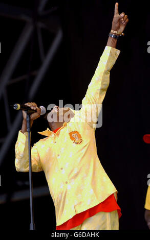 Jimmy Cliff Glastonbury Banque D'Images