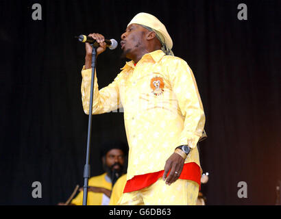 Jimmy Cliff Glastonbury Banque D'Images