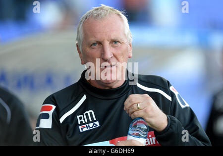 Soccer - Johnstone's Paint Trophy - région du Nord - première ronde - Tranmere Rovers / Fleetwood Town - Prenton Park.Ronnie Moore, responsable de Tranmere Rovers Banque D'Images