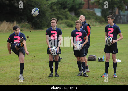 Rugby Union - Coupe du Monde de Rugby 2015 Photocall pour marquer deux ans -Parc de Twickenham Banque D'Images