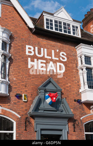 Le Bull's Head Pub, High Street, Moseley Village, Moseley et Kings Heath, Birmingham, West Midlands, England, United Kingdom Banque D'Images