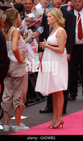L'actrice Reese Witherspoon arrive au Warner Village West End à Londres, pour la première britannique de Legally Blond 2: Red, White & Blond. Banque D'Images