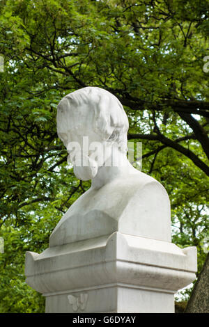 Tombe d'Heinrich Heine Cimetiere de Montmartre Banque D'Images