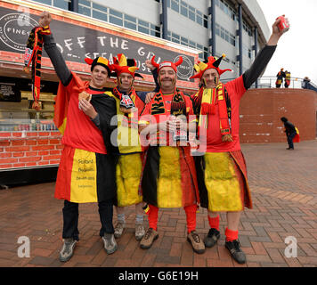 Soccer - Qualification de la Coupe du Monde 2014 - Europe - Groupe A - Ecosse / Belgique - Hampden Park Banque D'Images