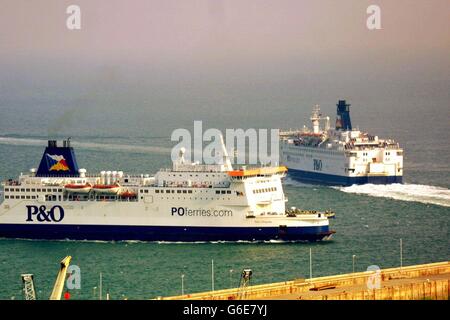 Ferry de Douvres Banque D'Images