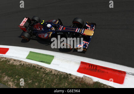 Course automobile Formula One - Grand Prix d'Italie 2013 - Journée de qualification - Autodromo di Monza.Daniel Ricciardo de Torro Rosso pendant la journée de qualification pour le Grand Prix d'Italie 2013 à l'Autodromo di Monza à Monza, en Italie. Banque D'Images