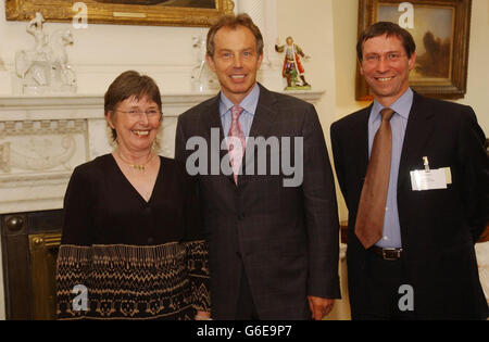 Tony Blair et Nick Lewis Banque D'Images