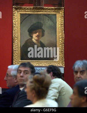 Rembrandt aux enchères chez Sotheby's Banque D'Images