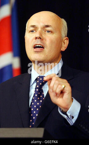 Iain Duncan Smith - CEP Banque D'Images