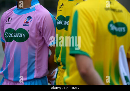 Rugby League - Arbitre - Kit de lancement Specsavers MediaCity Banque D'Images