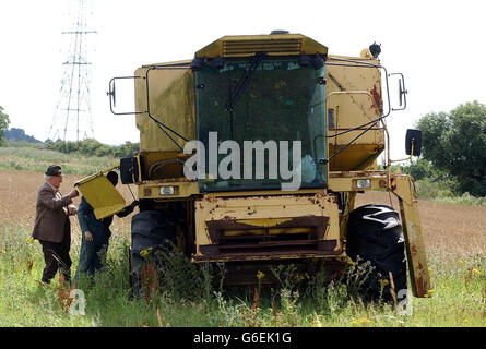 Tony Martin la sortie de prison Banque D'Images