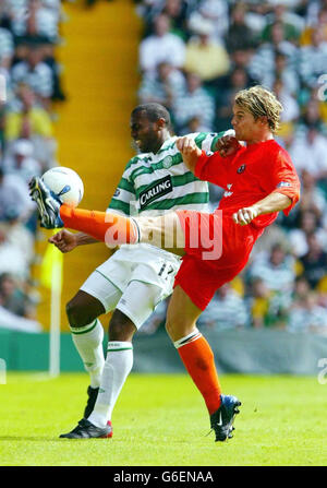 V celtique Dundee United Banque D'Images