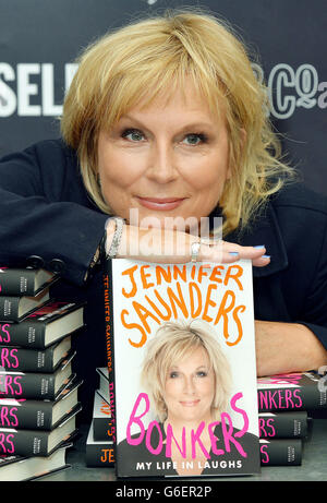 Jennifer Saunders livre photocall Banque D'Images