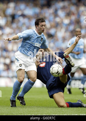 Manchester City v Portsmouth Banque D'Images