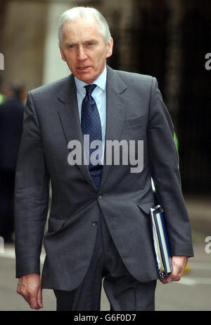 Lord Hutton David Kelly enquête Banque D'Images