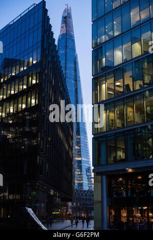 Le Shard building à Londres Banque D'Images