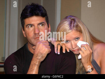 Simon Cowell de cire Madame Tussauds Banque D'Images