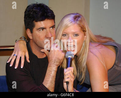 Simon Cowell de cire Madame Tussauds Banque D'Images