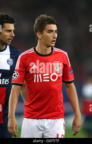 Football - Ligue des Champions - Groupe C - Paris Saint-Germain v Benfica - Parc des Princes Banque D'Images