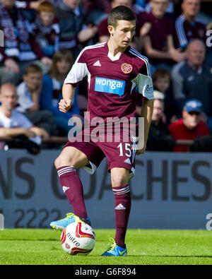 Football - Scottish Premiership - Hearts v Celtic - Tynecastle Stadium.Hearts Jason Holt lors du match écossais de Premiership au stade de Tynecastle, à Édimbourg. Banque D'Images