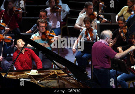 First Night of the Proms répétitions Banque D'Images