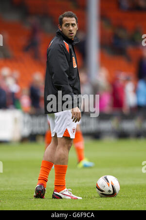 Football - Championnat Sky Bet - Blackpool / Leicester City - Bloomfield Road. Michael Chopra, Blackpool Banque D'Images