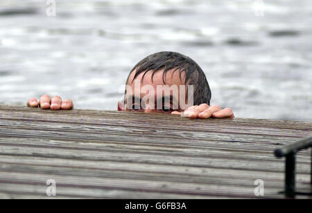 L'Ecosse Rugby Squad Team Building Banque D'Images