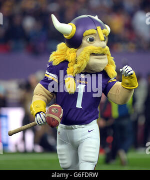 Football américain - NFL International Series 2013 - Minnesota Vikings v Pittsburgh Steelers - Stade de Wembley Banque D'Images