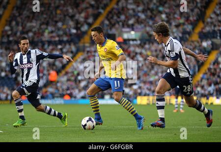 Football - Barclays Premier League - West Bromwich Albion / Arsenal - The Hawthorns. Mesut Ozil d'Arsenal en action Banque D'Images