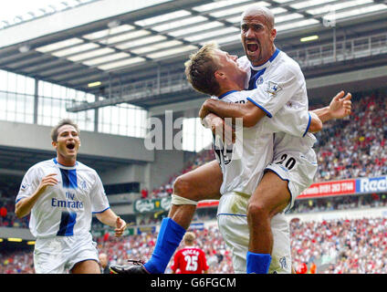 Chelsea v Liverpool Banque D'Images