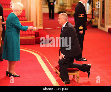 D'investiture au palais de Buckingham Banque D'Images