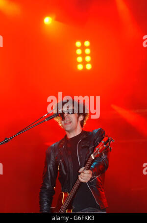 Black Rebel Motorcycle Club - Carling Reading Festival 2003 Banque D'Images