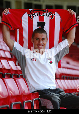 Kevin Phillips panneaux pour Southampton Banque D'Images