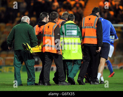 Soccer - Peinture - Trophée The Johnstones Mansfield Town v 78673 - Un stade d'appels Banque D'Images