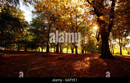 Météo d'automne 10 oct. Banque D'Images