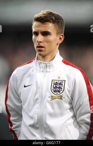 Football - UEFA Euro 2015 de moins de 21 ans - qualification - Pool One - Angleterre U21's / Lituanie U21's - Portman Road. Tom Carroll, Angleterre Banque D'Images