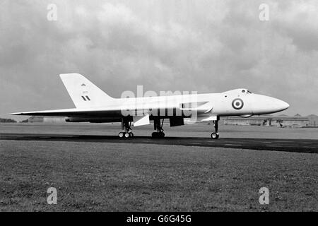 Aviation - bombardier Vulcan - Premier vol du prototype - Woodford Banque D'Images