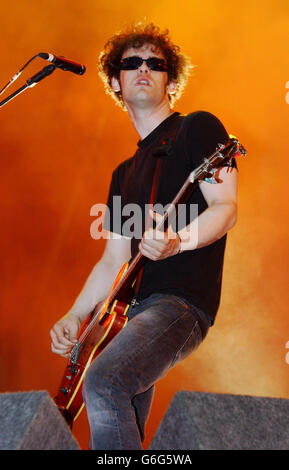 Black Rebel Motorcycle Club - Carling Reading Festival 2003 Banque D'Images