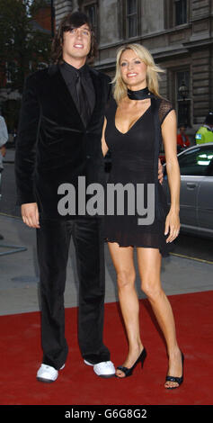 GQ Prix de l'homme de l'année.Vernon Kay et Tess Daly arrivent pour les GQ Man of the Year Awards à l'Opéra royal du centre de Londres. Banque D'Images