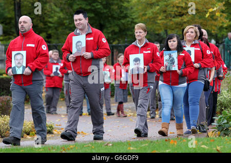 Croix-Rouge 150e anniversaire. S Palace, Glasgow Green à Glasgow. Banque D'Images