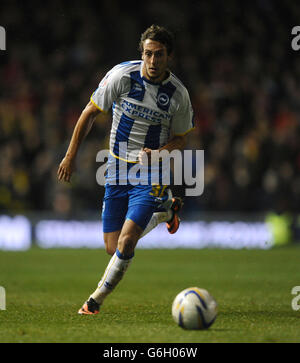 Football - championnat Sky Bet - Brighton & Hove Albion v Watford - stade AMEX. Brighton & Hove Albion's will Buckley Banque D'Images