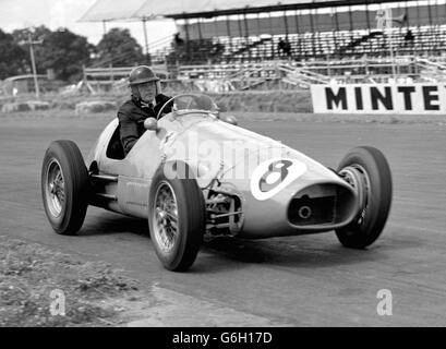 Sports mécaniques - Mike Hawthorn - Silverstone Banque D'Images