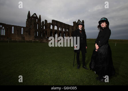 Whitby Goth Week-end Banque D'Images