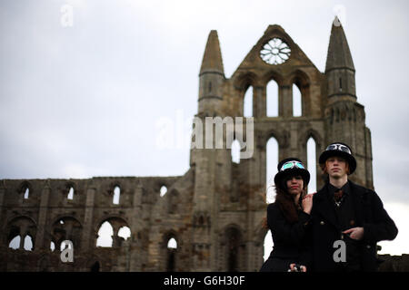 Whitby Goth Week-end Banque D'Images