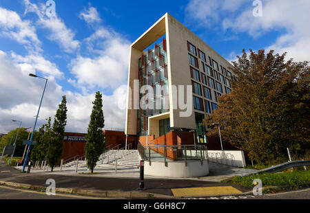 New Central Station de la police du Hampshire.Vue générale de la nouvelle gare centrale de la police du Hampshire à Southampton. Banque D'Images