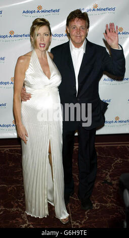 McCartney et Mills, Adopt-A-Minefield Charity Event Banque D'Images